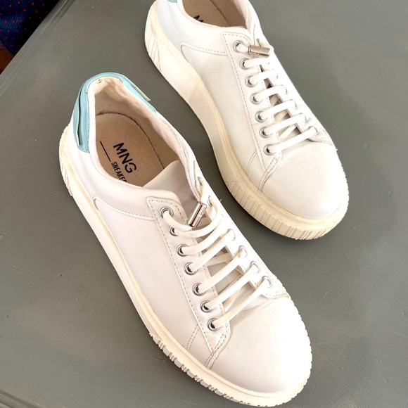 Mango sneakers 39/9 slip on white - Picture 2 of 5